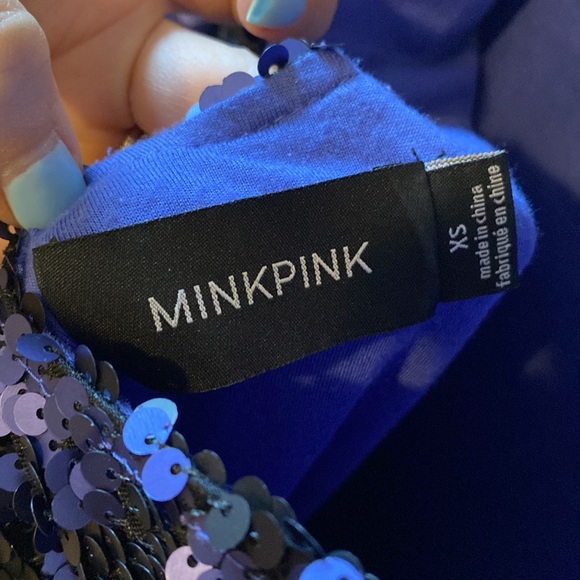 Mink Pink Sequin Mini Dress - Picture 8 of 8